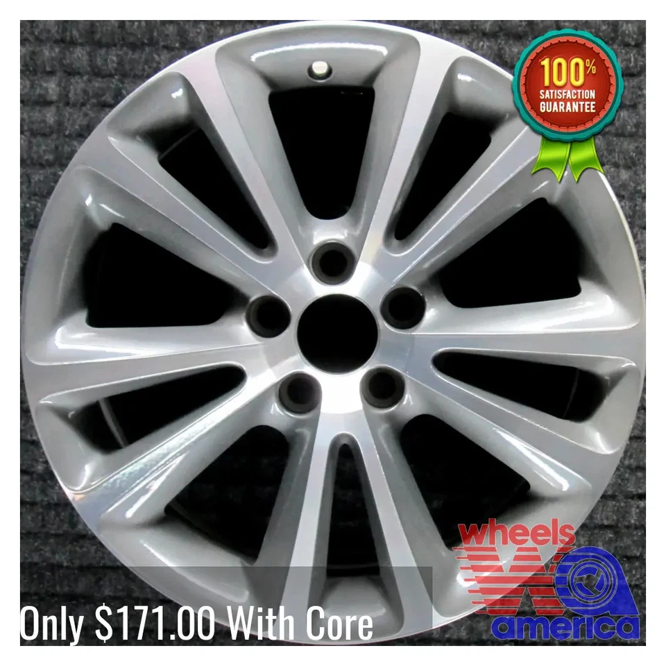 Wheel Rim Volvo C70 S70 V70 17 2010-2013 312800998 31280099 OEM Sirona OE 70375 - Image 2 of 4