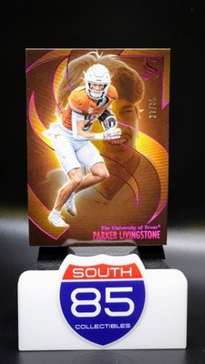 2025 Panini Silhouette Parker Livingstone #87 Texas Longhorn 27/35 Pink Prizm