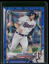 2021 Bowman Sapphire Edition #BCP-41 Justin Foscue
