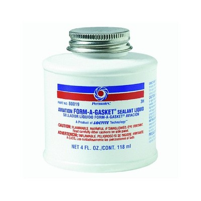 Permatex 80019 Aviation Form-A-Gasket #3 Sealant 4 OZ, Clear or Transparent 