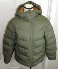 Backcountry Thistle Down Jacket Olive Green Puffer Womens Small-Petite