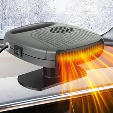 12V Portable Car Heater Defroster - 120W Turbo Fast Heating, 360  Adjustable