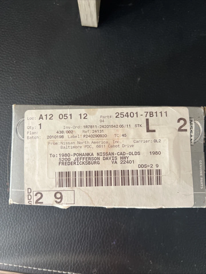 NUEVO INTERRUPTOR DE VENTANA ELÉCTRICA NISSAN QUEST DRIVER MASTER 1999-2002 OEM 25401-7B112 Foto 2 de 4