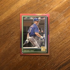 michael young 2025 Panini Donruss Red Holo Parallel #d 246/250