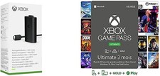 Kit Play & Charge Nouvelle génération & Abonnement Xbox Game Pass Ultimate | 3