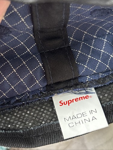 Supreme Cordura 3M Reflective Grid Bucket Hat Crusher Blue Med/Large AUTHENTIC - Picture 18 of 19