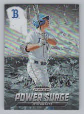 JT Schwartz 2021 Panini Prizm Draft Picks Power Surge Silver Prizm