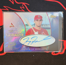 Topps 2001 Topps Finest Troy Farnsworth St. Louis Cardinals FA-TF Autograph