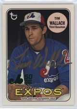 2019 Topps Archives Green Foil /99 Tim Wallach #MTLA-TW Auto 01xd