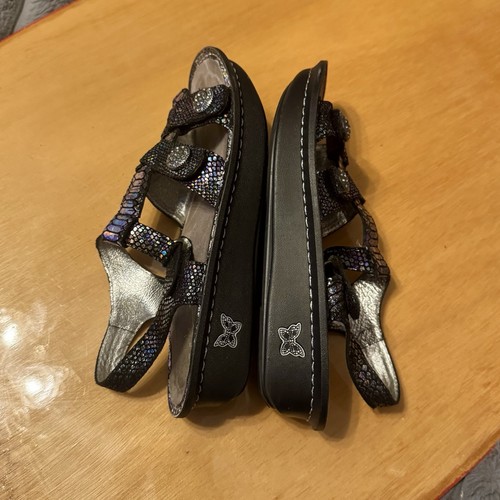Alegria Kleo Zesty irisierende Leder Strass Gladiator Sandale Damen Größe 41 - Bild 17 von 19