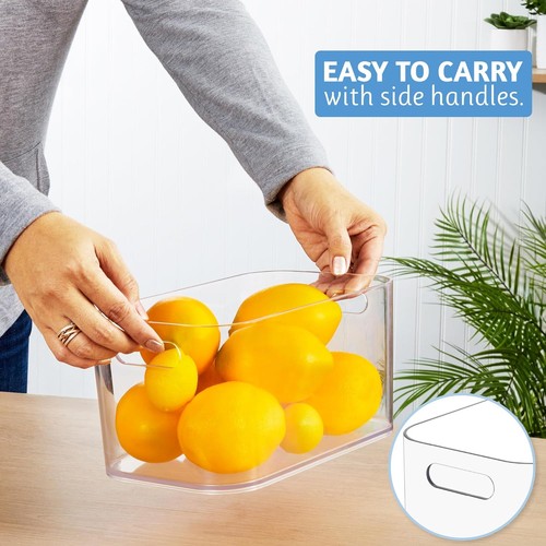 STORi Bliss Pattumiera Organizzatore Dispensa Trasparente Aperta 10" x 6", Plastica - Foto 6 di 8