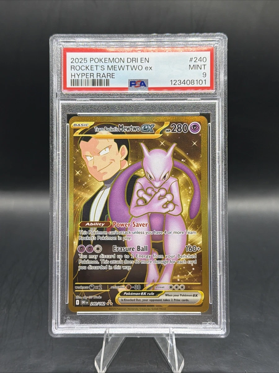 Mewtwo Pokémon TCG Grade 9 Rare Individual Collectible Card Game Cards for  sale