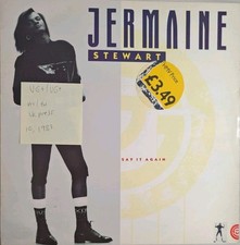 Jermaine Stewart Say It Again Vinyl Record 12" VG+/VG+ TENR188 1987