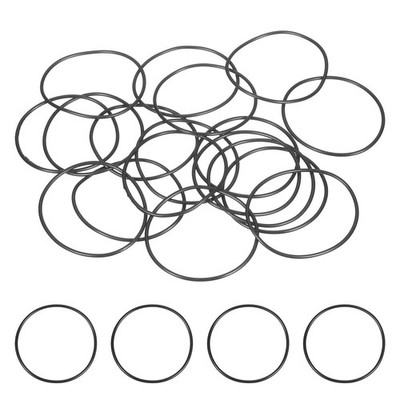 Nitrile Rubber O Ring, (60x56x2mm) (20pcs), Metric Buna-N NBR Sealing Gasket