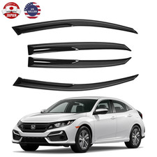 4x For Honda Civic 4 Door Hatch 2016-2021 Window Visors Rain Guard Deflector 4x For Honda Civic 4 Door Hatch 2016-2021 Window Visors Rain Guard Deflector