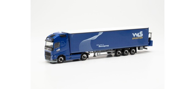 Herpa 951531 - 1/87 Volvo FH GL XL 2020 Curtainsider Truck with Forklift