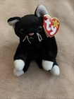 Vintage Ty Beanie Babies Original Zip The Cat Black 1993