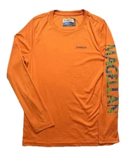 Magellan Outdoors Fish Gear Shirt Boys Large Orange Long Sleeve Performance