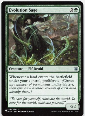 Evolution Sage U The List Reprints 159/264 NM