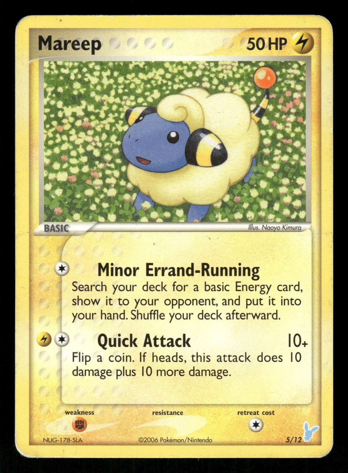 Mareep 5/12 HP EX Trainer Kit 2 Minun 2006 Pokemon TCG