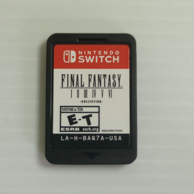 Final Fantasy I-VI Collection Pixel Remaster (Nintendo Switch, 2023) Cartridge