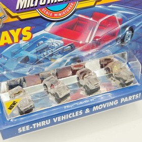 Galoob Micro Machines - X-Rays Collection #2 - Ferrari, Camaro, Dusenberg (1990)