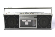 Vintage Sony CFS-10 Stereo Cassette Recorder - Untested for Parts or Repair