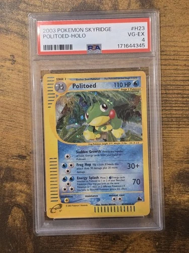 Politoed Skyridge Holo #H23 PSA 4