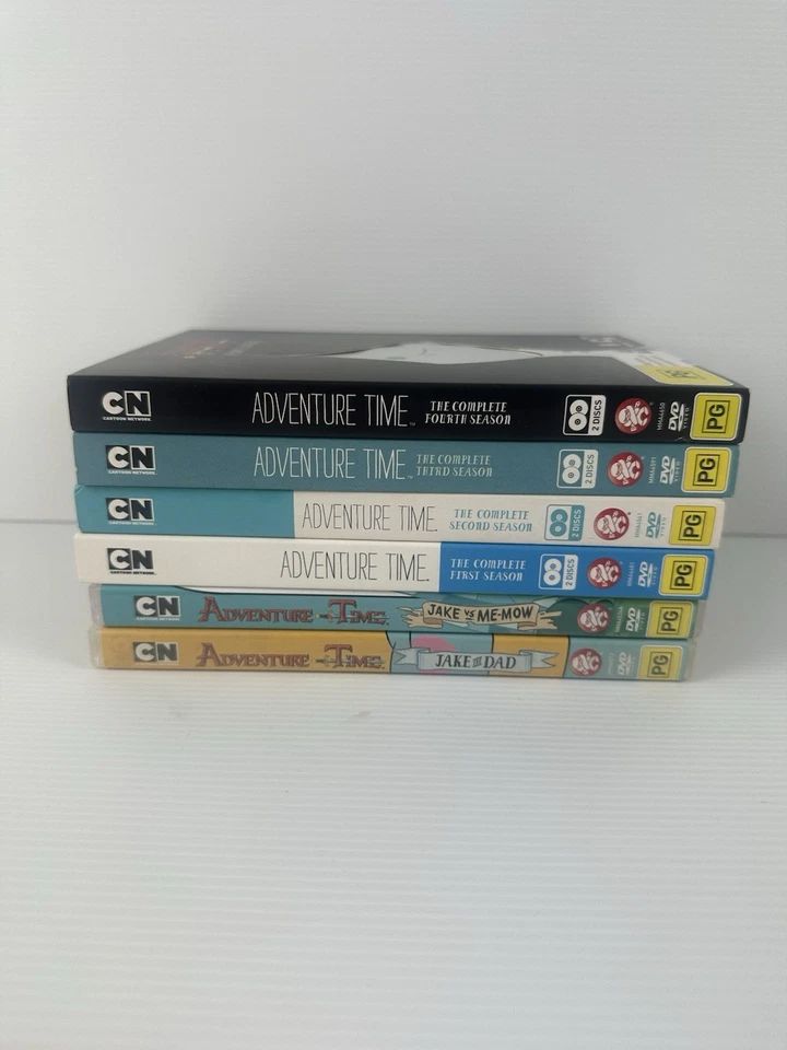 Adventure Time DVD Box Set Seasons 1-4 Complete Collection + Jakes Movie Reg 4 - image 2 of 4