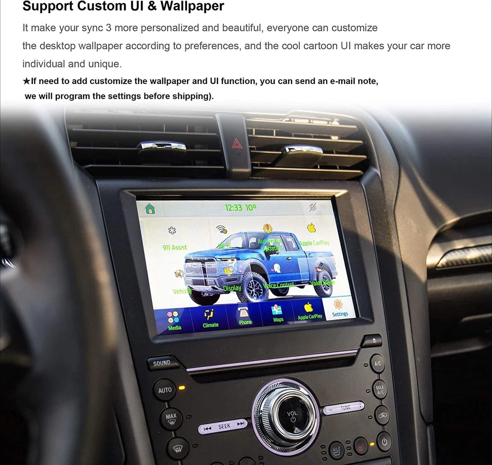 SYNC 2 To SYNC 3 Upgrade Kit 3.4 FitFor Ford Sync3 APIM Module Carplay Factory - Image 4 of 4