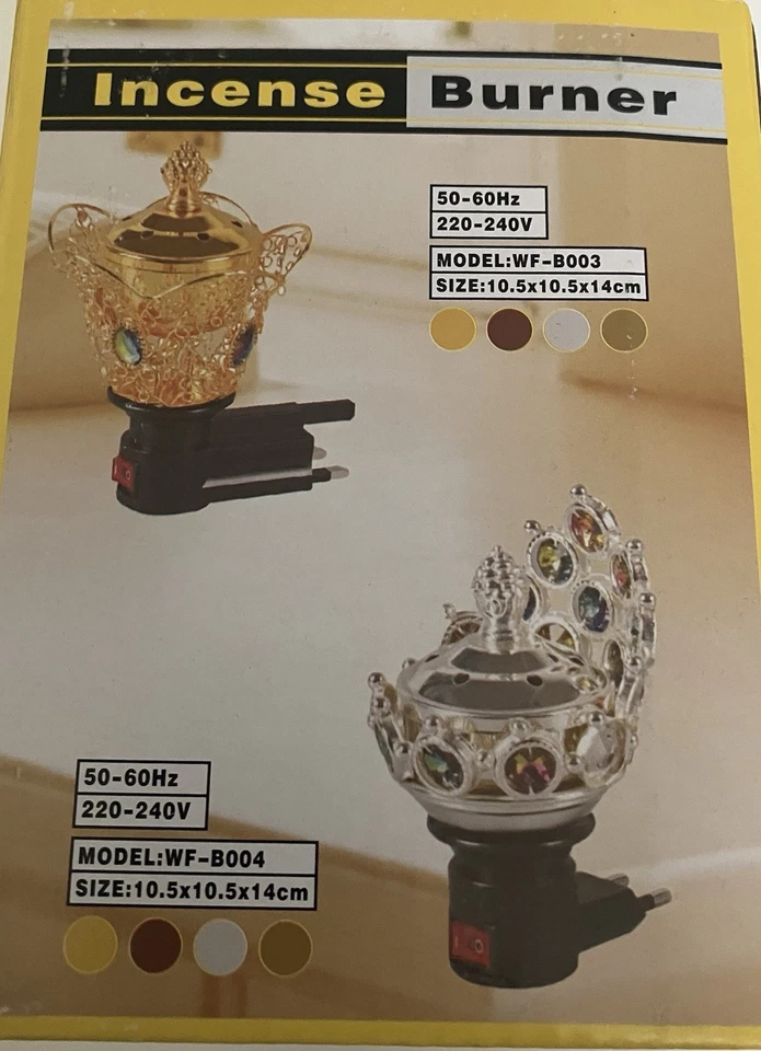 Quemador de incienso, eléctrico, cableado Foto 3 de 4