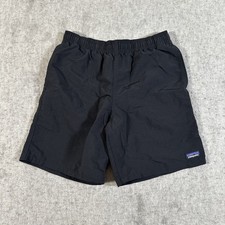 Patagonia Kids Baggies Shorts Large 12 Pockets Lined Black 7  