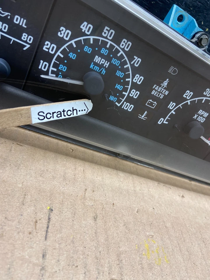 Medidores de velocímetro Buick Lesabre 1986 a 1991 grupo t4619 DG Foto 2 de 4