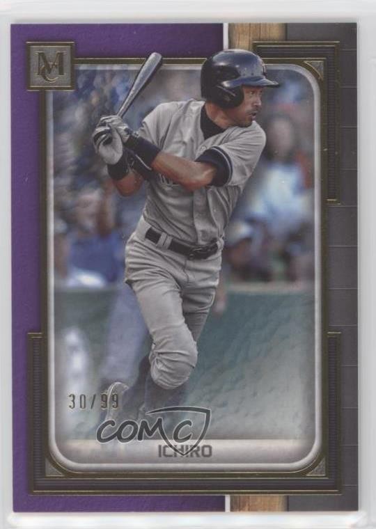 2023 Topps Museum Collection Amethyst 30/99 Ichiro Suzuki Ichiro #4 HOF gc7