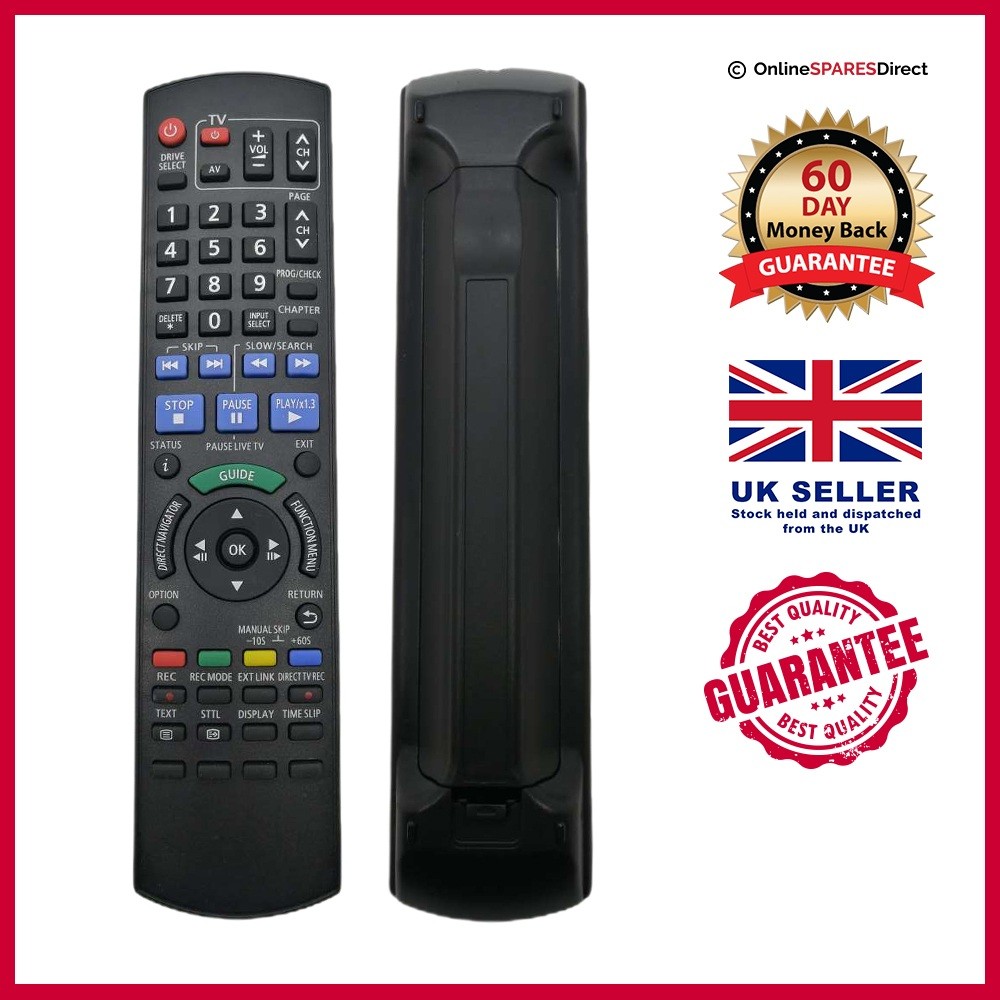Replacement For Panasonic N2QAYB000462 Remote Control For