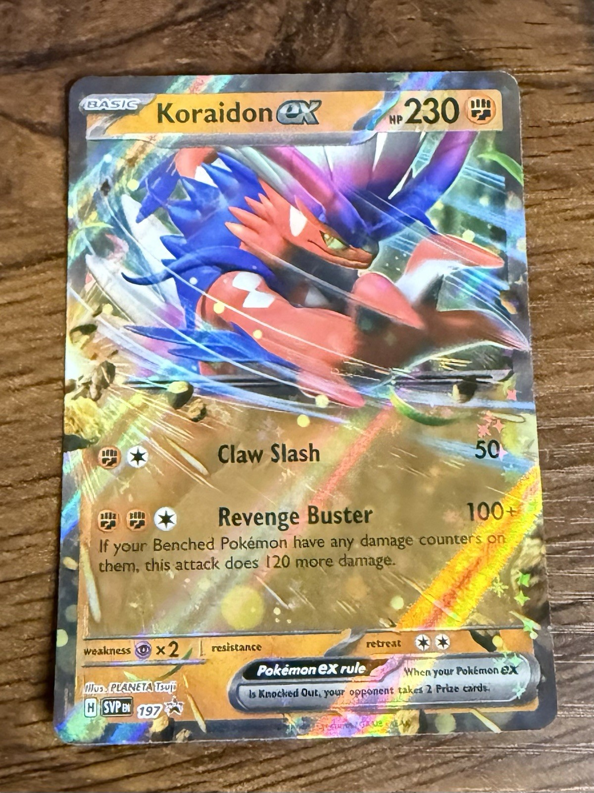 Koraidon ex 124/197 Sv03 - Pokemon Obsidian Flames - Near Mint Holo Ultra Rare 