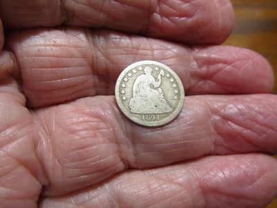 1841 Liberty Seated Silver Half Dime~ Circulated~ Nice Filler Dime~