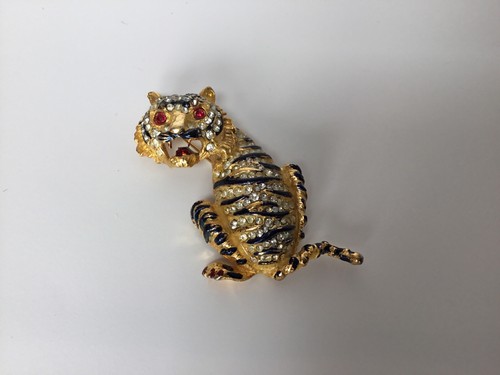 Vintage Bijoux Cascio Tiger Brooch