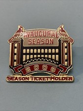 2006 St Louis Cardinals Season Ticket Holder Pin Inaugural Season Busch Stadium 