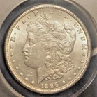 1896-P  MORGAN DOLLAR  *BRIGHT WHITE*EXCELLENT STRIKE*    MS-60    VAM-5A   R6
