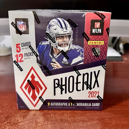 2021 Panini Phoenix Football Factory Sealed Hobby Box 2 AUTO