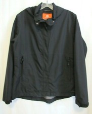 Merrell Black X Dry Hooded Vented Full Zip Long Sleeve Jacket Size Medium EUC