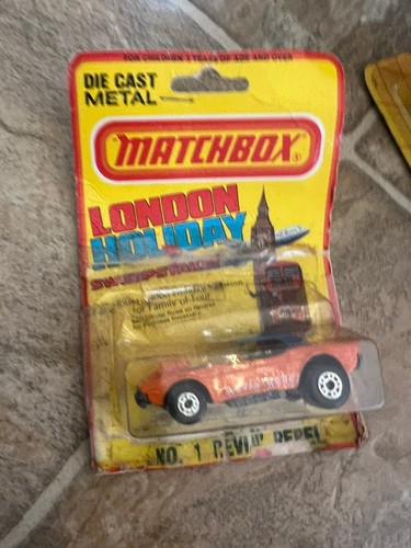 1975 Matchbox No.1 Dodge Challenger REVIN' REBEL London Holiday Confederate