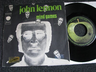 John Lennon-Mind Games 7'' Vinyl-1973 France-Apple Records-2C 008 05.494
