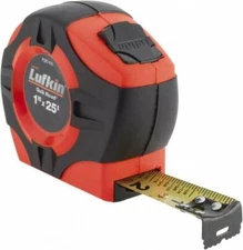 Lufkin PQR1425N Quick-Read Tape Measure: 25' Yellow, 1/16" Graduation