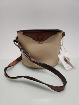 * Nanushka Nappa Leather Lupe Brown Crossbody Bag Rk29