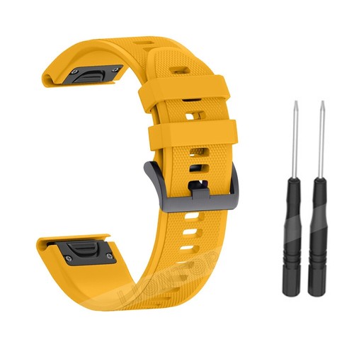 Cinturino orologio sportivo silicone per Garmin Fenix 8 E 7S 7 7X 6 6S 6X Pro 5 5S 5X - Foto 103 di 171