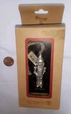 Wizard Of Oz Poliwoggs TIN WOODMAN Figural Ornament Dept 56 TINMAN Vintage RARE!