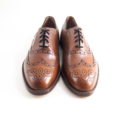 Bally Scribe No 1 Brogue Oxford Schuh Braunes Leder Herren Größe Eu 46.5 US 13.5