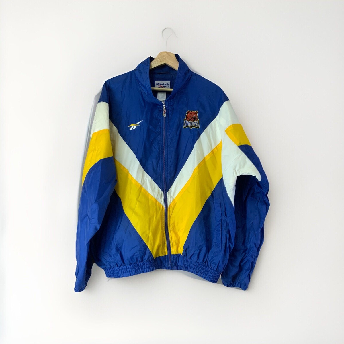 Vintage UCLA Bruins Reebok Windbreaker Mens Jacket Size Large Blue  
